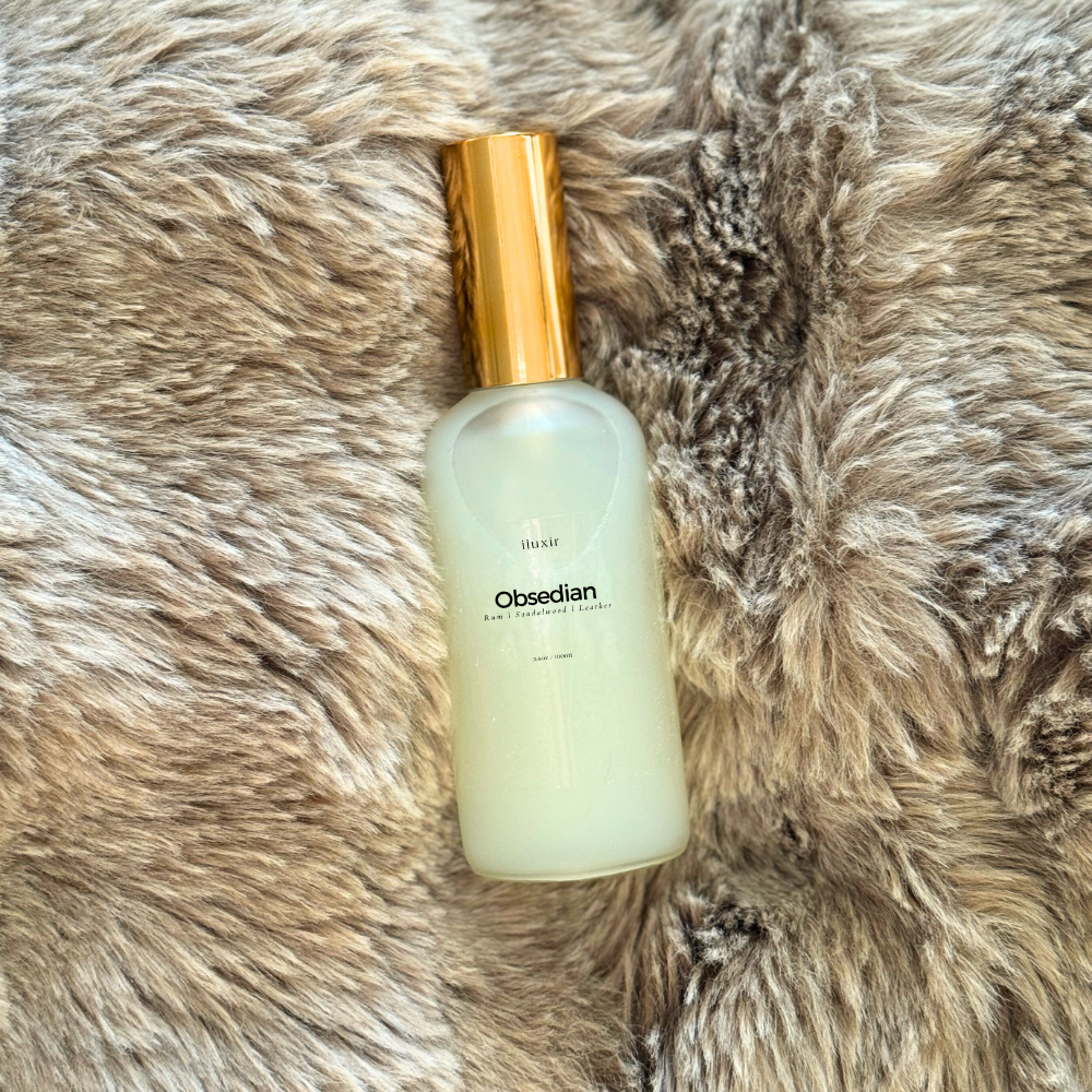 Obsidian Room & Linen Spray - Bergamot, Leather and Sandalwood